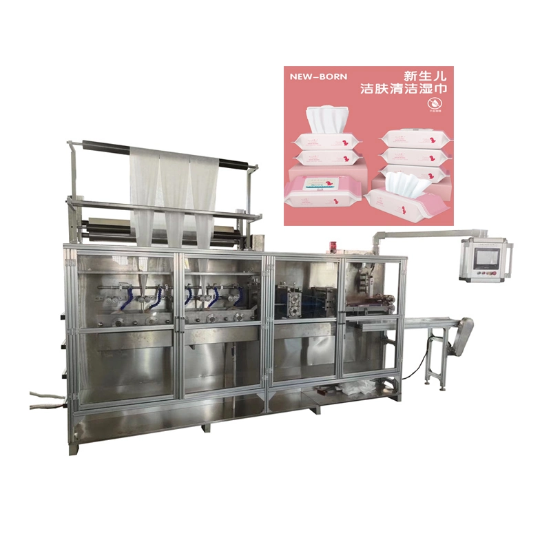 Small Investment Non Woven Tissue Converting Machine Disposable Wet Wipes Manufacturing Machine