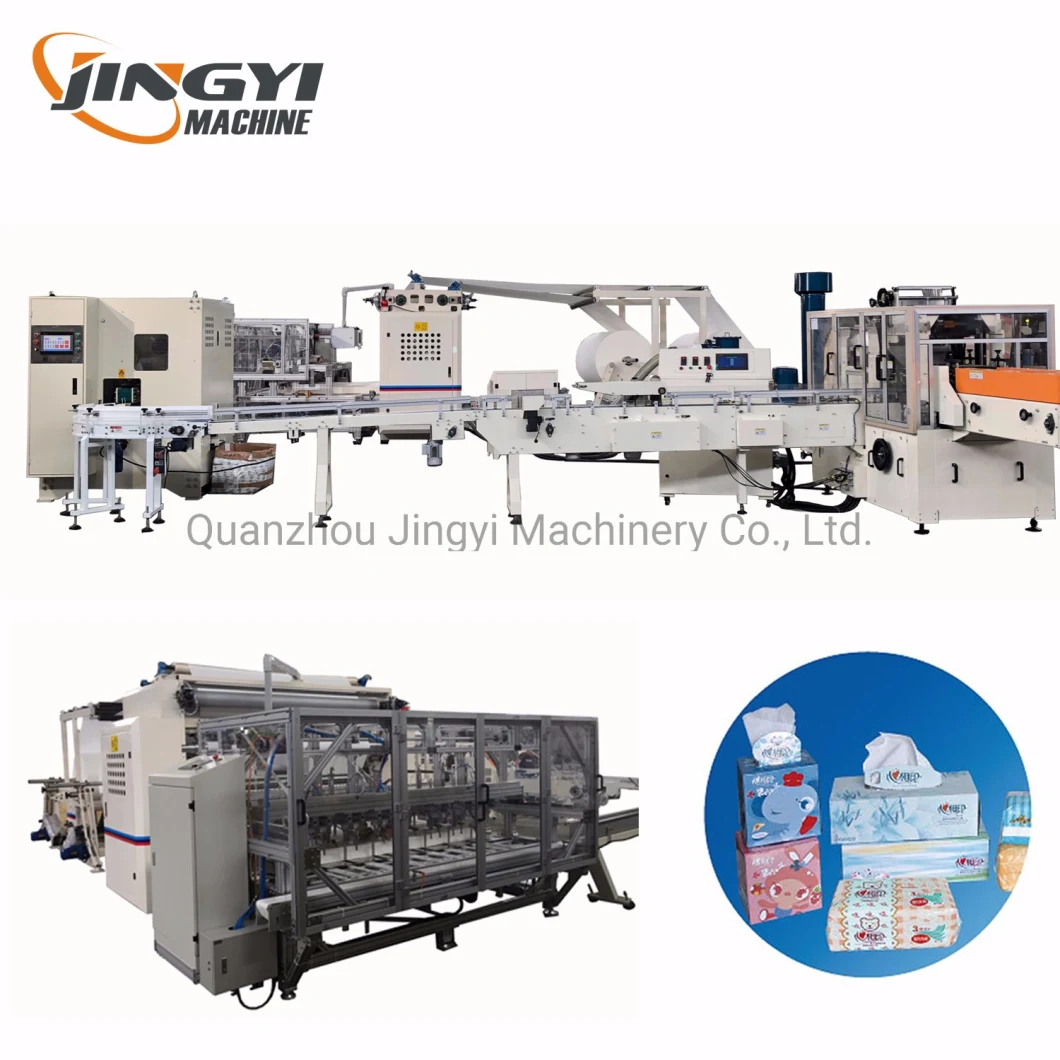 High Speed Automatic Facial Tissue Converting Machine with Auto Transfering