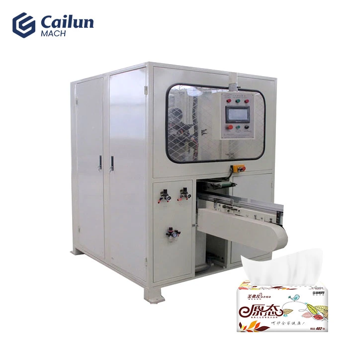 High Speed Automatic V Sharp Facial Tissue Paper Log Saw Cutting Machine