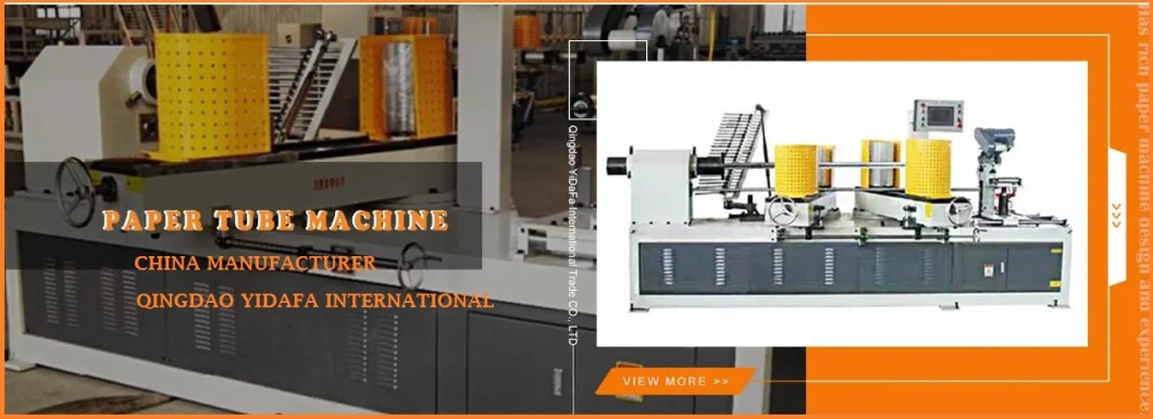 Two-Head 150 Automatic Carton Cardboard Kraft Spiral Paper Core Tube Making Machine